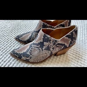 Lucky Brand Tabea Snakespeare Suede Bootie 7